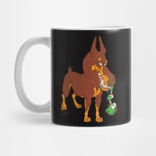 Red Doberman Mug